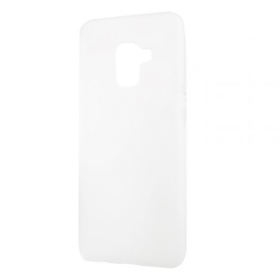 Θήκη Σιλικόνης TPU Ματ για Samsung Galaxy A8 Plus (2018) - Λευκό Samsung Θήκες Κινητών