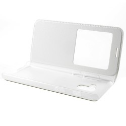 Δερμάτινη Θήκη Βιβλίο Smart Cover για Samsung Galaxy A8 Plus (2018) - Λευκό Δερμάτινη Θήκη Βιβλίο Smart Cover για Samsung Galaxy A8 Plus (2018) - Λευκό