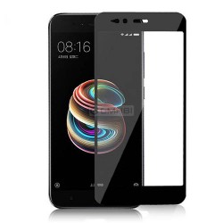 Full Covered Tempered Glass Screen Protector For Xiaomi Mi A1 / 5X - Black  Full Covered Tempered Glass Screen Protector For Xiaomi Mi A1 / 5X - Black