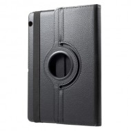 Litchi Grain 360 Degree Rotary Leather Stand Case for Huawei MediaPad T3 10 - Black