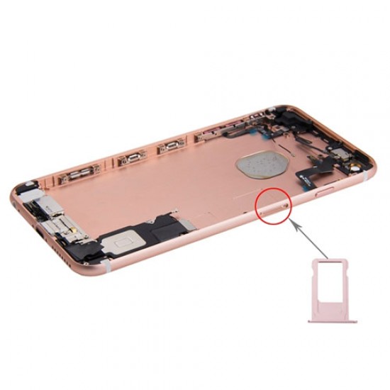 Metal Back Housing Faceplate Assembly for iPhone 6s Plus - Rose Gold Apple Parts