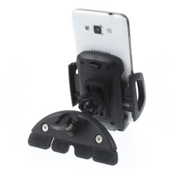 Βάση Στήριξης Αυτοκινήτου Περιστρεφόμενη που Μπαίνει στη Υποδοχή για το CD για Smartphones με Πλάτος 45-95mm - Μαύρο Βάση Στήριξης Αυτοκινήτου Περιστρεφόμενη που Μπαίνει στη Υποδοχή για το CD για Smartphones με Πλάτος 45-95mm - Μαύρο