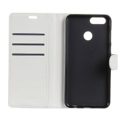Δερμάτινη Θήκη Πορτοφόλι με Βάση Στήριξης για OnePlus 5T - Λευκό Δερμάτινη Θήκη Πορτοφόλι με Βάση Στήριξης για OnePlus 5T - Λευκό
