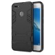 Cool Plastic TPU Hybrid Mobile Cover with Kickstand for Huawei P9 lite mini / Enjoy 7 / Y6 Pro (2017) - Black Huawei Cases Mobile