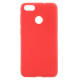 Matte Anti-fingerprint TPU Mobile Case for Huawei P9 lite mini / Enjoy 7 / Y6 Pro (2017) - Red Huawei Cases Mobile