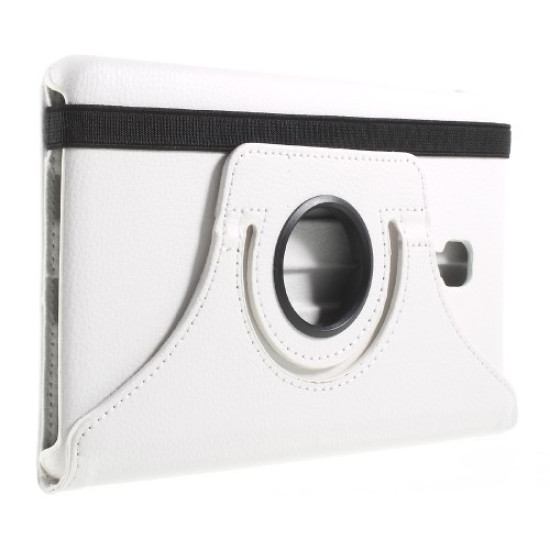 360 Degree Rotary Stand Leather Cover for Samsung Galaxy Tab A 8.0 (2017) T380 T385 - White Samsung Cases Mobile Tablet