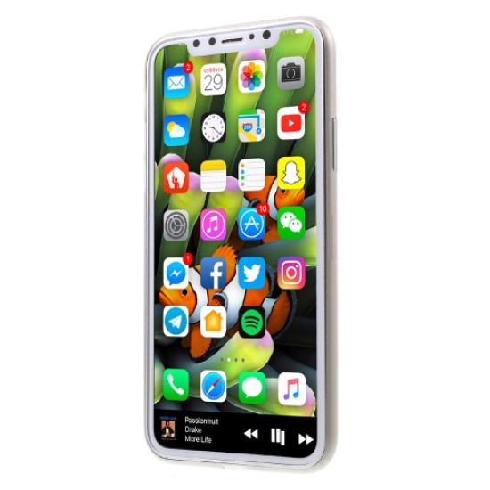 Σκληρή Θήκη Πολύ Λεπτή για iPhone X / XS - Γκρι Apple Θήκες Κινητών