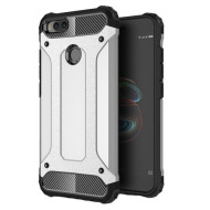 Tough Armor Υβριδική Θήκη Σιλικόνης TPU σε Συνδυαμό με Πλαστικό για Xiaomi Mi A1 / 5X - Ασημί