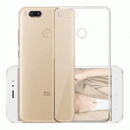 For Xiaomi Mi A1 / 5X Clear TPU Mobile Case with Non-slip Inner - Transparent XIAOMI Cases Mobile