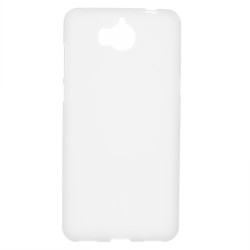 Θήκη Σιλικόνης TPU Ματ για Huawei Y5 (2017) / Y6 (2017) - Λευκό