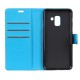 Δερμάτινη Θήκη Πορτοφόλι με Βάση Στήριξης για Samsung Galaxy A5 (2018) - Μπλε Samsung Θήκες Κινητών