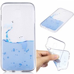 Θήκη Σιλικόνης TPU για Samsung Galaxy J7 (2017) Ευρωπαϊκή Έκδοση - Ζωάκια που παίζουν με το νερό