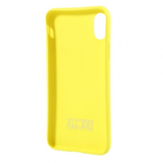 ROAR KOREA All Day Jelly Soft TPU Back Cover for iPhone X/10 5.8 inch - Yellow Apple Cases Mobile