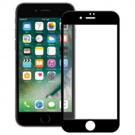 Σκληρυμένο Γυαλί (Tempered Glass) Προστασίας Οθόνης Πλήρης Κάλυψης για iPhone 8 / 7 / SE 2020 - Μαύρο