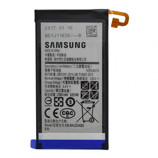 Original Samsung Battery EB-BA320ABE for Samsung Galaxy A3 (2017) SM-A320F Li-ion, 2350 mAh Samsung Parts