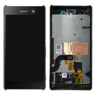 Γνήσια Sony Οθόνη LCD και Digitizer Οθόνη Μηχανισμού Αφής για Sony Xperia M5 - Μαύρο (191HLY0003B-BCS)
