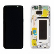 Original Samsung LCD and Digitizer Touch Screen for Samsung Galaxy S8 G950 - Silver (GH97-20457B)