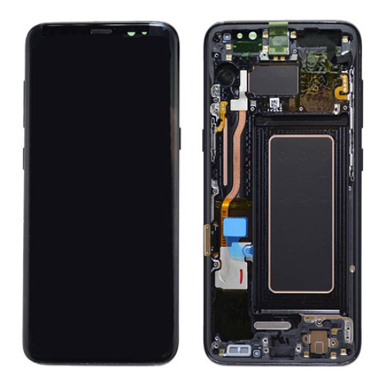 Original Samsung LCD and Digitizer Touch Screen for Samsung Galaxy S8 G950 - Black (GH97-20457A) Samsung Parts