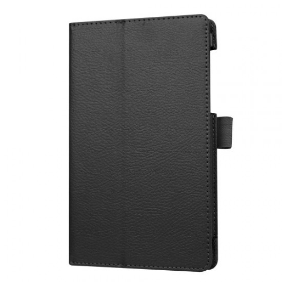 Litchi Texture Stand Leather Case for Lenovo Tab 3 7 - Black Lenovo Cases Mobile Tablet