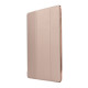 For iPad Pro 10.5 inch (2017) Tri-Fold Silk Texture Stand Smart Leather Case - Gold Apple Cases Tablet