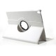 Litchi Grain 360 Swivel Stand Leather Cover Case for iPad Pro 10.5-inch (2017) - White Apple Cases Tablet