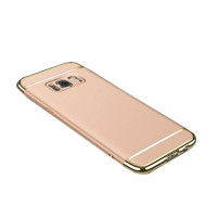 3 σε 1 Electroplating Θήκη Σκληρή για Samsung Galaxy Note 8 - Χρυσαφί