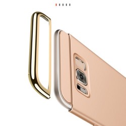 3 σε 1 Electroplating Θήκη Σκληρή για Samsung Galaxy Note 8 - Χρυσαφί