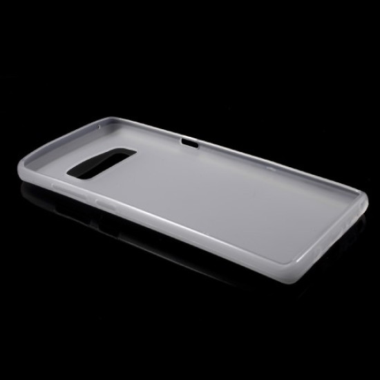 For Samsung Galaxy Note 8 N950 Anti-fingerprint TPU Flexible Mobile Shell - White Samsung Cases Mobile