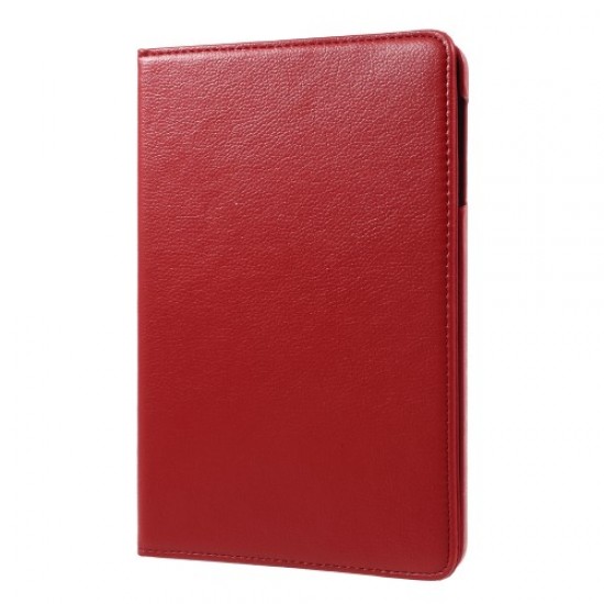 Litchi Grain 360 Degree Rotary Stand Leather Case for Samsung Galaxy Tab S3 9.7inch T820 - Red Samsung Cases Mobile Tablet