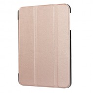 Tri-fold PU Leather Stand Shell for Samsung Galaxy Tab S3 9.7-inch T820 - Rose Gold