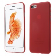 0.3mm Ultra Thin Hard Case Cover for iPhone 7 4.7 Inch - Red