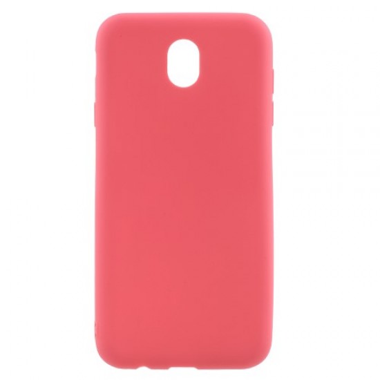 Matte Anti-scratch TPU Phone Case for Samsung Galaxy J7 (2017) EU Version - Red Samsung Cases Mobile