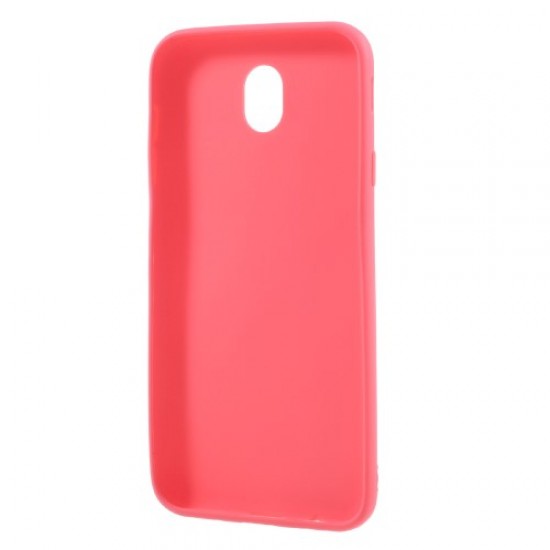 Matte Anti-scratch TPU Phone Case for Samsung Galaxy J7 (2017) EU Version - Red Samsung Cases Mobile