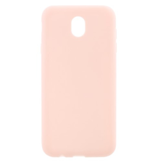 Matte Anti-fingerprint TPU Phone Cover for Samsung Galaxy J7 (2017) EU Version - Pink Samsung Cases Mobile