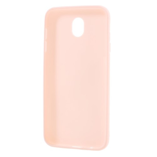 Matte Anti-fingerprint TPU Phone Cover for Samsung Galaxy J7 (2017) EU Version - Pink Samsung Cases Mobile