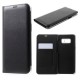 Card Holder Leather Flip Phone Case for Samsung Galaxy S8 Plus - Black Samsung Cases Mobile