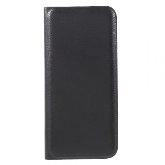 Card Holder Leather Flip Phone Case for Samsung Galaxy S8 Plus - Black Samsung Cases Mobile
