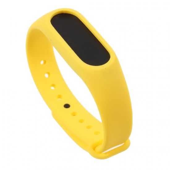 Flexible TPU Wrist Blet Strap for Xiaomi Mi Band 2 - Yellow Gadgets - Toys - Hobby