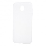 Frosted Anti-fingerprint TPU Phone Case for Samsung Galaxy J7 (2017) EU Version - White