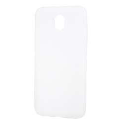 Θήκη Σιλικόνης TPU Ματ για Samsung Galaxy J7 (2017) Ευρωπαϊκή Έκδοση - Λευκό