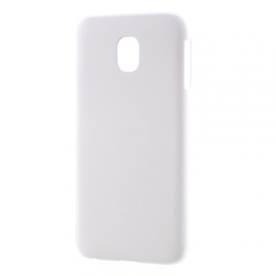 Rubberized PC Mobile Shell for Samsung Galaxy J3 (2017) (EU Version)  - White Samsung Cases Mobile