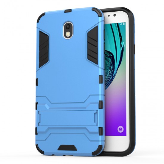 Cool Hybrid Plastic TPU Protective Cover for Samsung Galaxy J7 (2017) EU Version - Baby Blue Samsung Cases Mobile