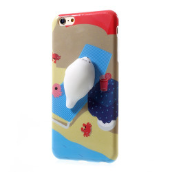 Θήκη Σιλικόνης TPU Σχέδιο 3D για iPhone 6s Plus / 6 Plus - Μοτίβο Παραλίας