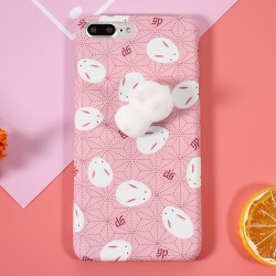 Squishy 3D Soft Silicone Rabbit Hard PC Case for iPhone 7 Plus Squishy 3D Soft Silicone Rabbit Hard PC Case for iPhone 7 Plus