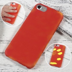 Thermal Sensor Fluorescent Color Changing TPU Phone Case for iPhone 7 Plus / 8 Plus - Red Thermal Sensor Fluorescent Color Changing TPU Phone Case for iPhone 7 Plus / 8 Plus - Red