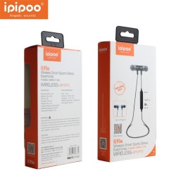 IPIPOO 95BL Μαγνητικά Bluetooth Ακουστικά με Πλήκτρα Σίγασης και Έντασης για όλα τα Smarphones και Tablets - Μπλε