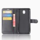 Litchi Skin PU Leather Wallet Stand Protective Phone Case for Samsung Galaxy J5 (2017) EU Version - Black Samsung Cases Mobile