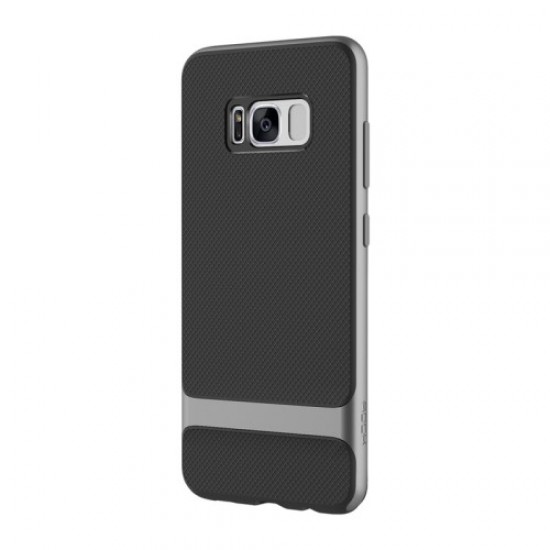ROCK Royce Series Phone Case for Samsung Galaxy S8 G950 (PC + TPU Hybrid) - Grey Samsung Cases Mobile