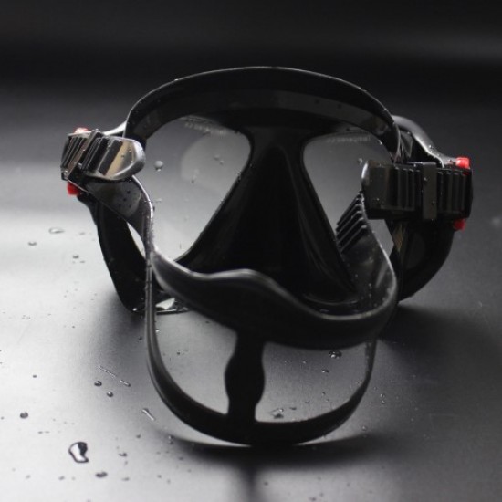 Dry Wide View Anti-fog Diving Snorkeling Goggles with GoPro Action Camera Adapter - Black Gadgets - Toys - Hobby
