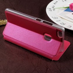 Δερμάτινη Θήκη Βιβλίο Smart Cover με Βάση Στήριξης για Huawei P10 Lite - Φούξια Δερμάτινη Θήκη Βιβλίο Smart Cover με Βάση Στήριξης για Huawei P10 Lite - Φούξια